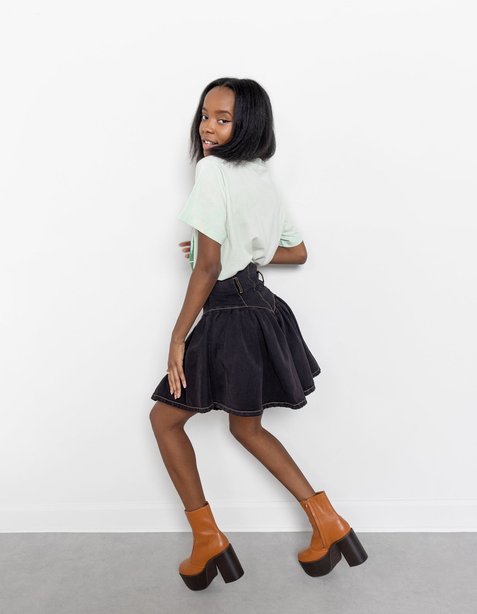 Ballerina denim skirt store