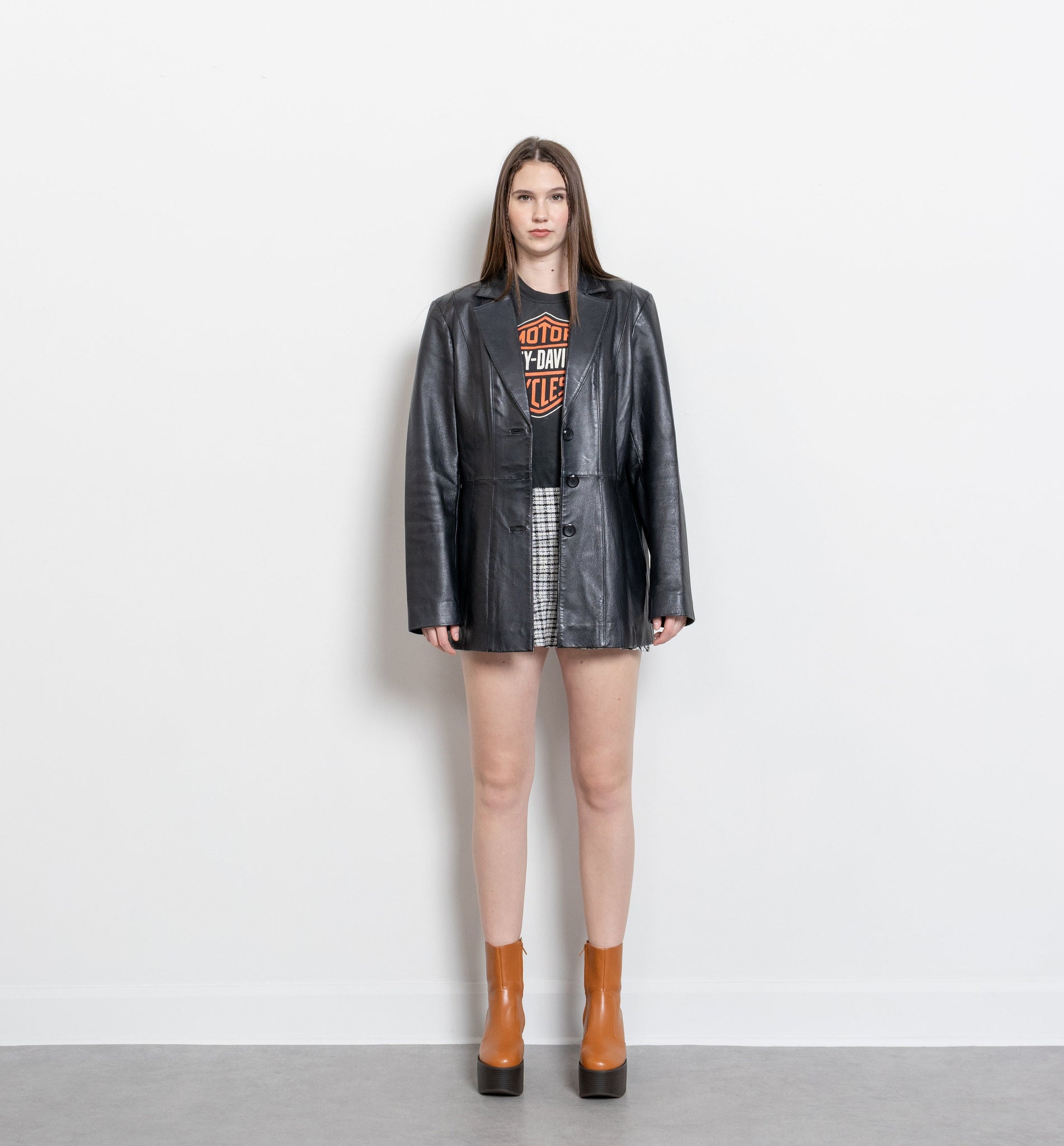 Leather Blazer