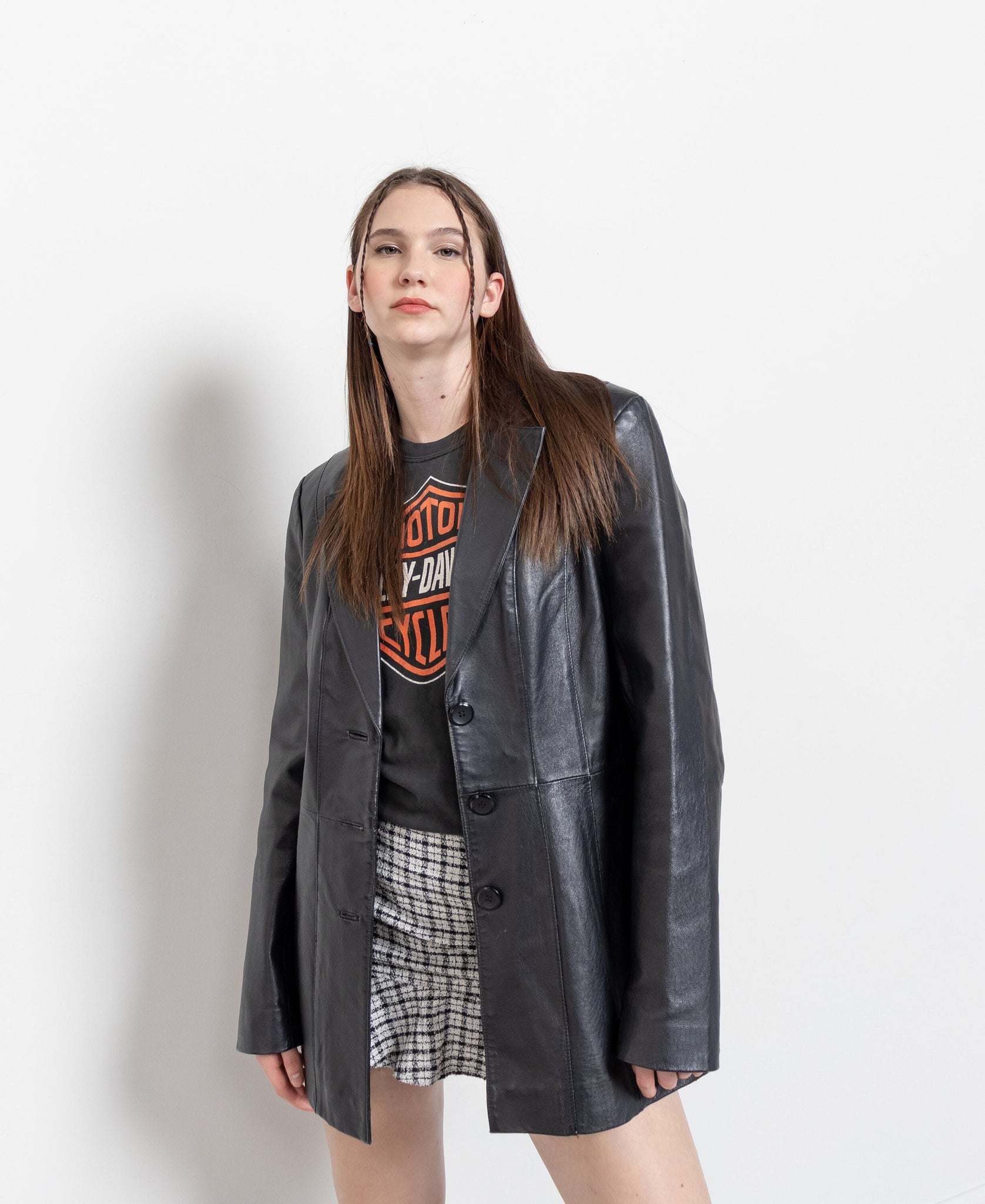 Leather Blazer