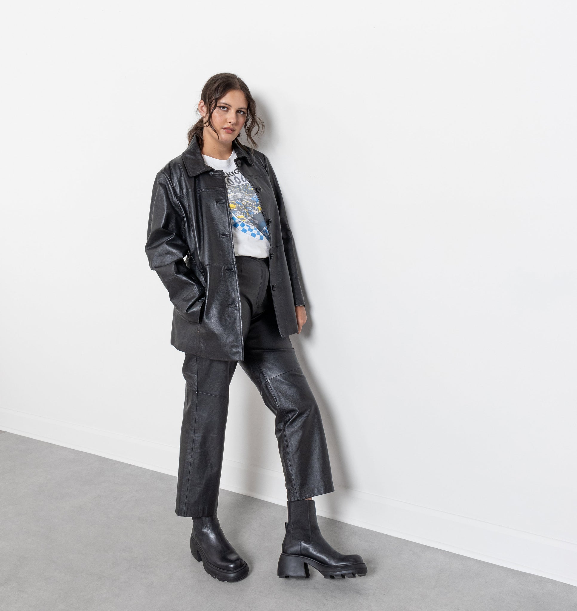 Leather Trench