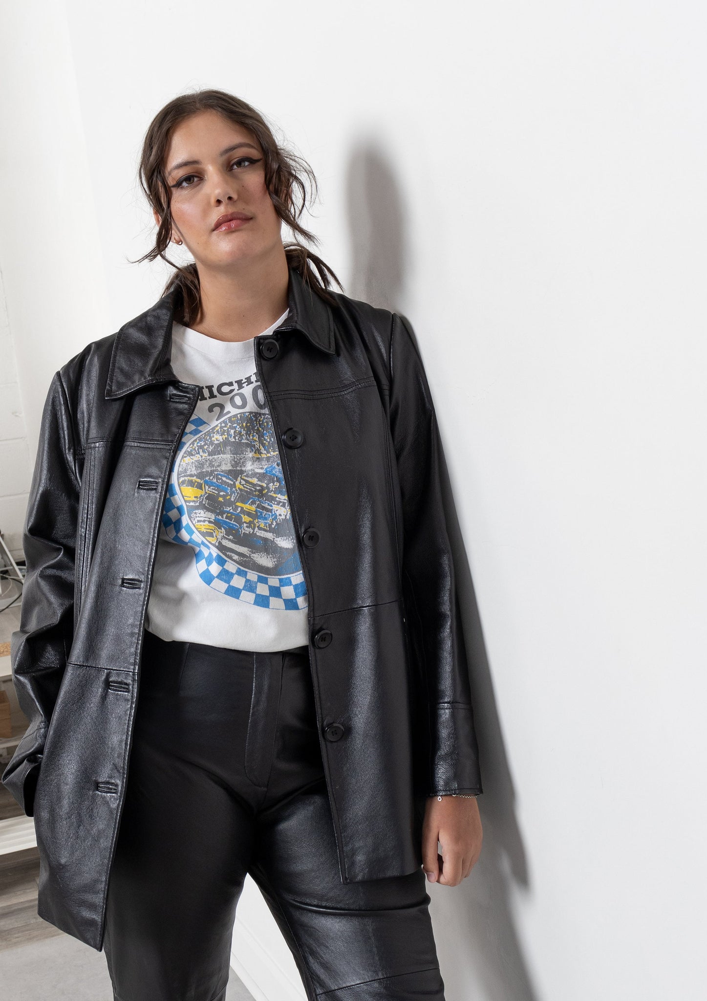 Leather Trench