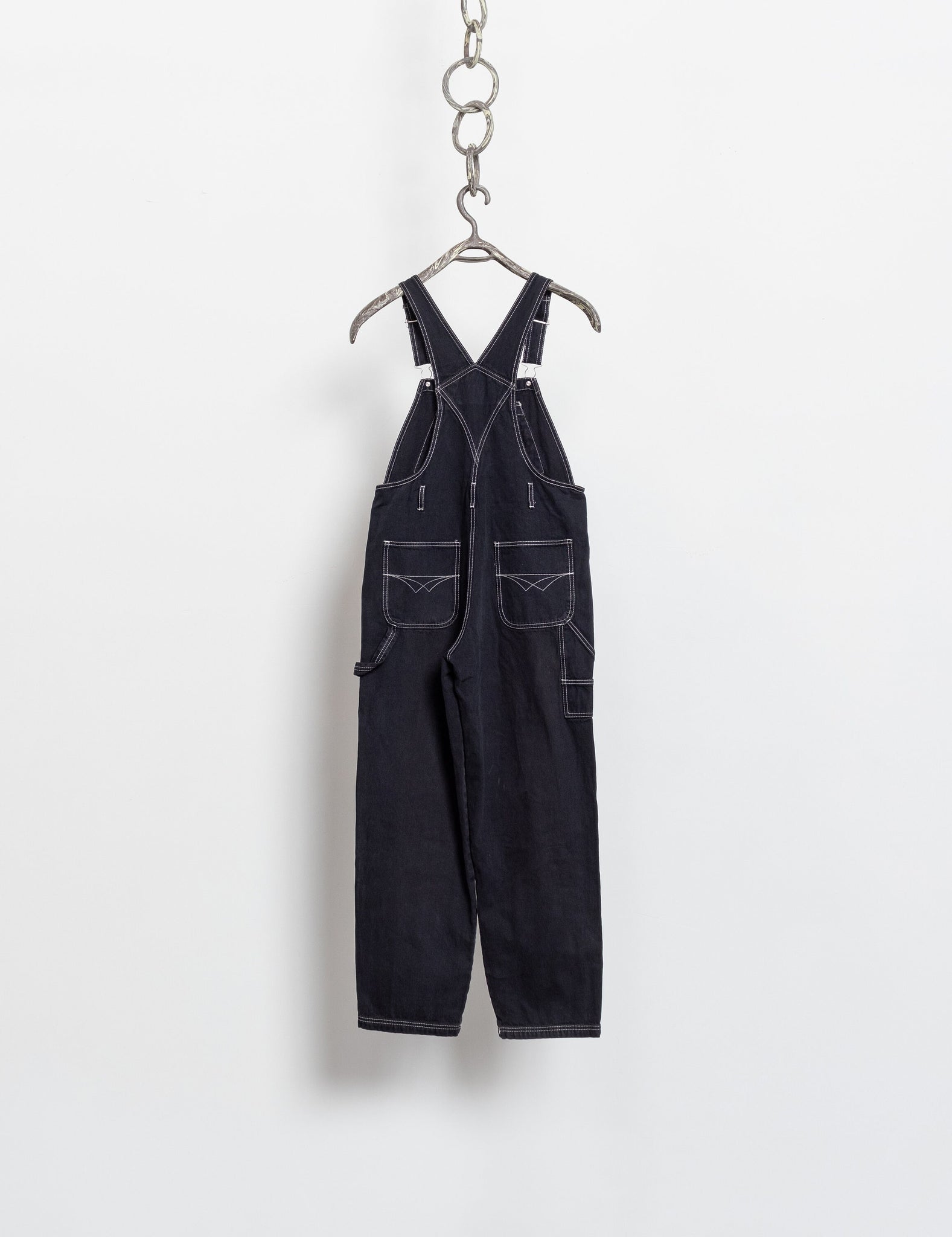 Women's - Vintage Dungaree Shorts in Wolcott Black Stone