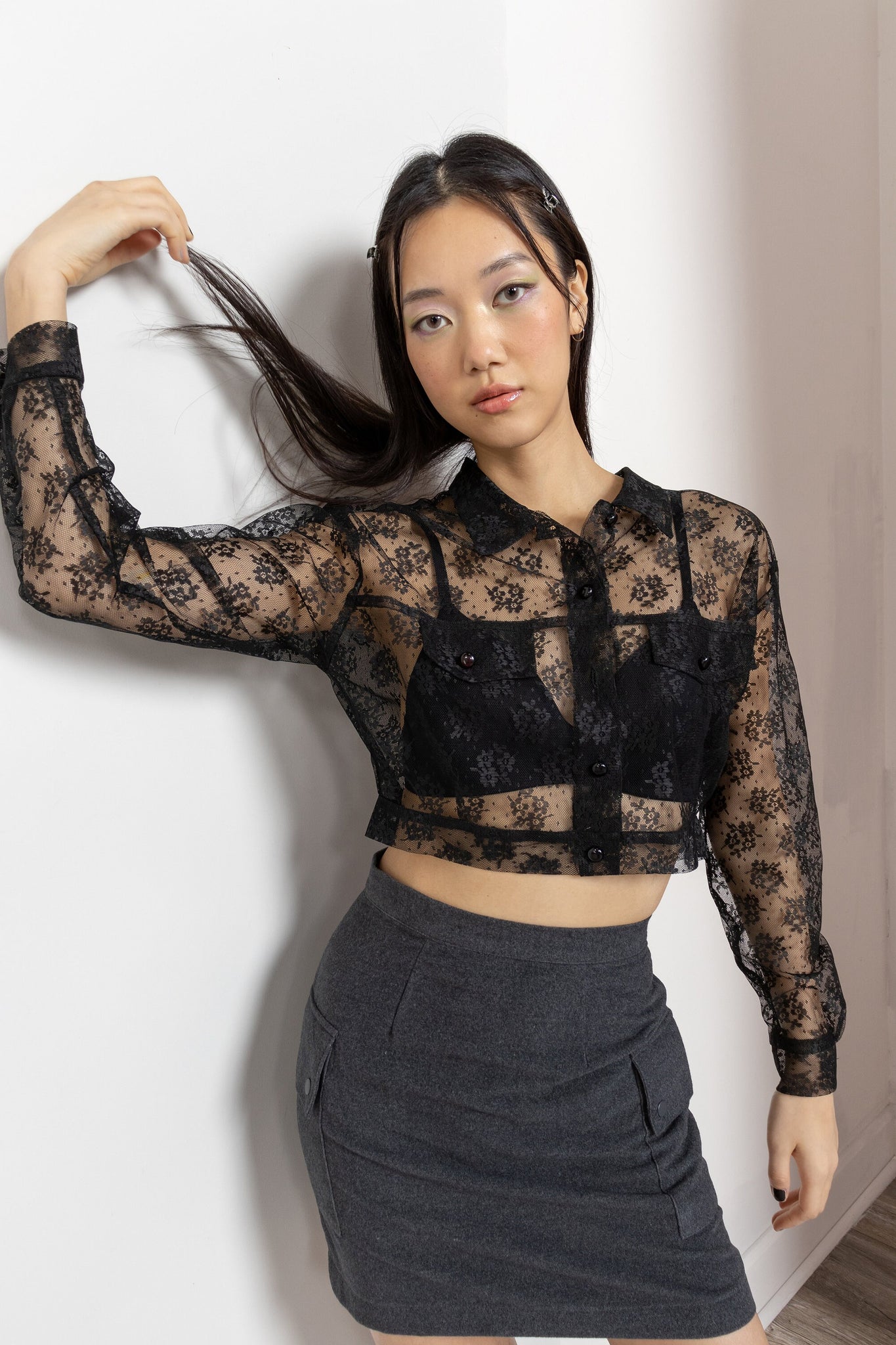 Cropped Lace