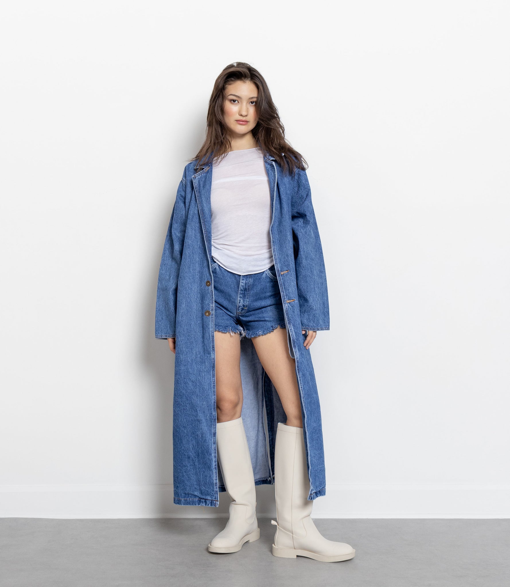 Denim Trench