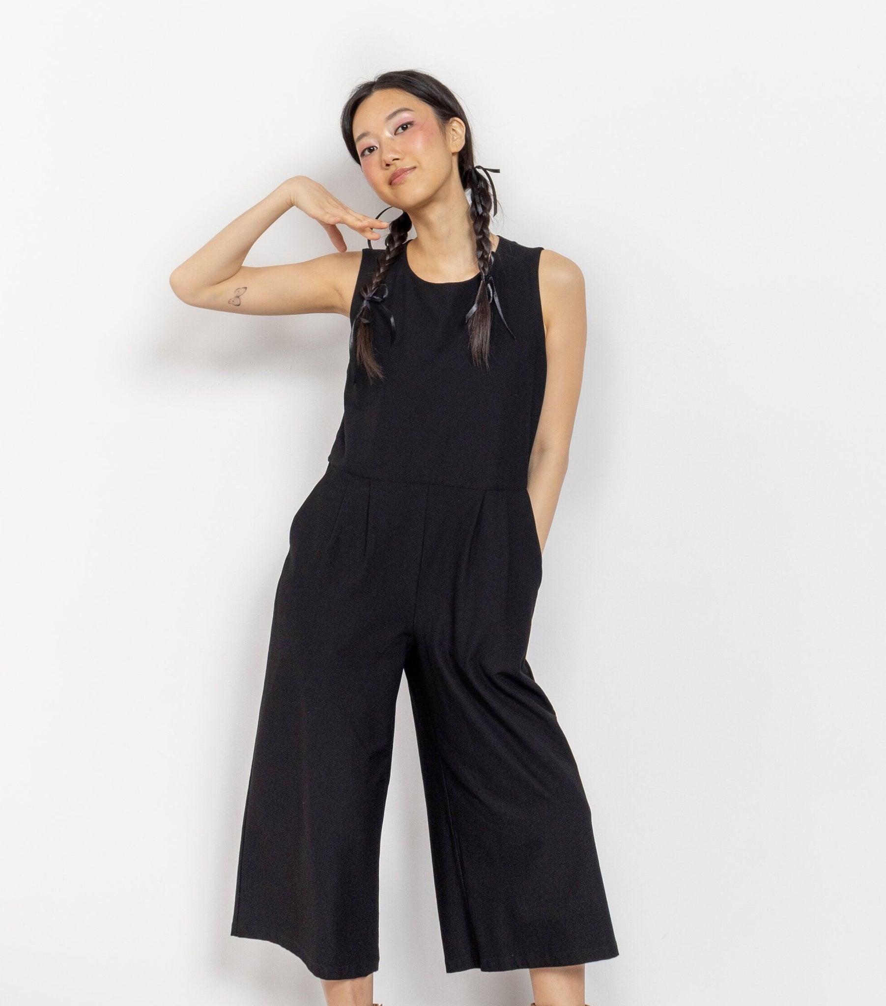 EILEEN FISHER Stretch TENCEL™ Jersey Knit Jumpsuit | Garnet Hill