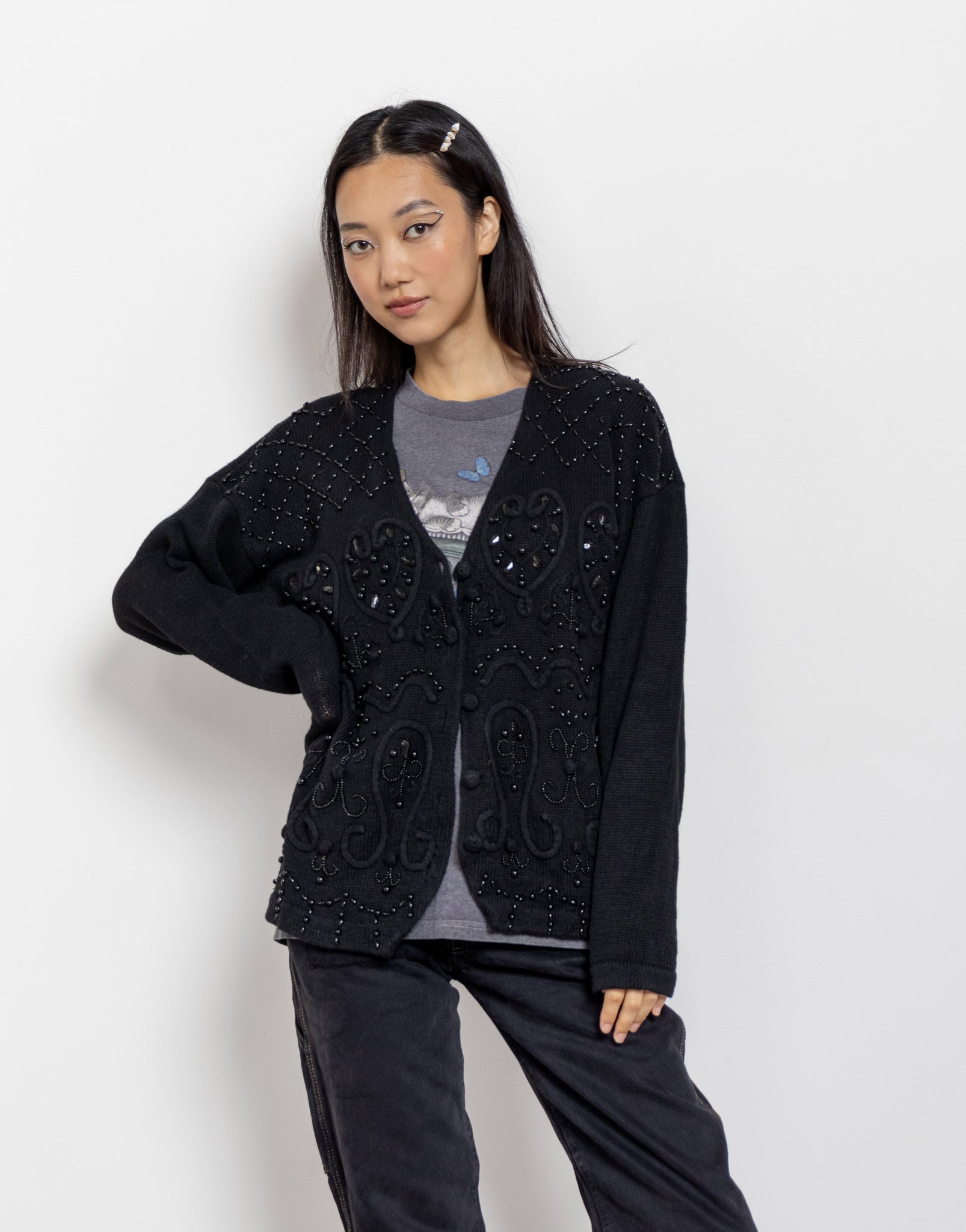 Beaded Cardi