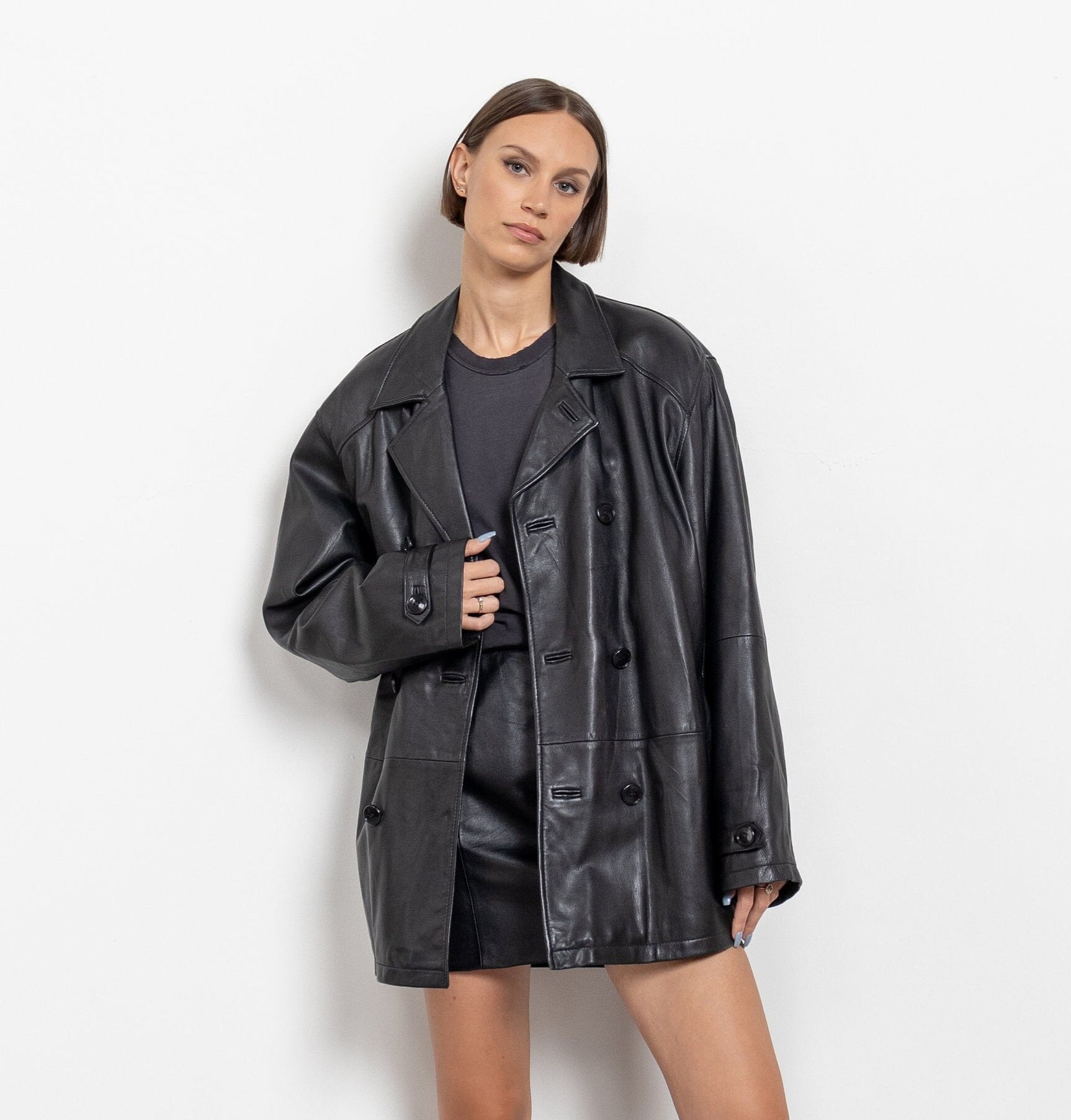 Leather Trench