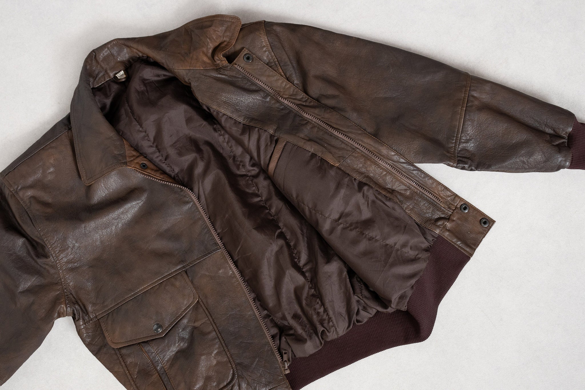 Leather Bomber