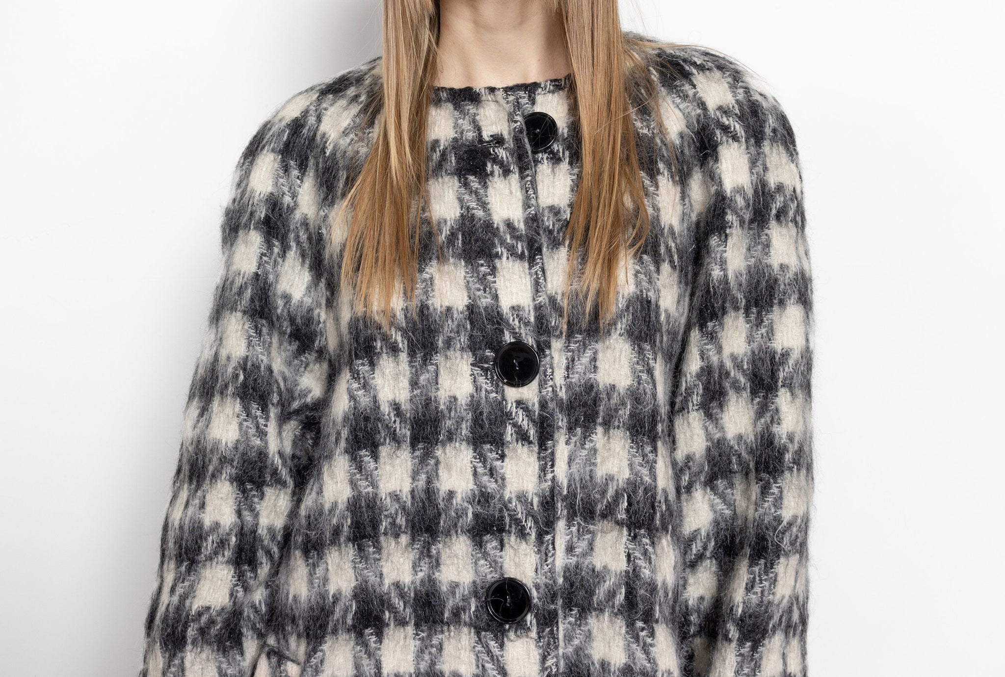 Mohair Houndstooth