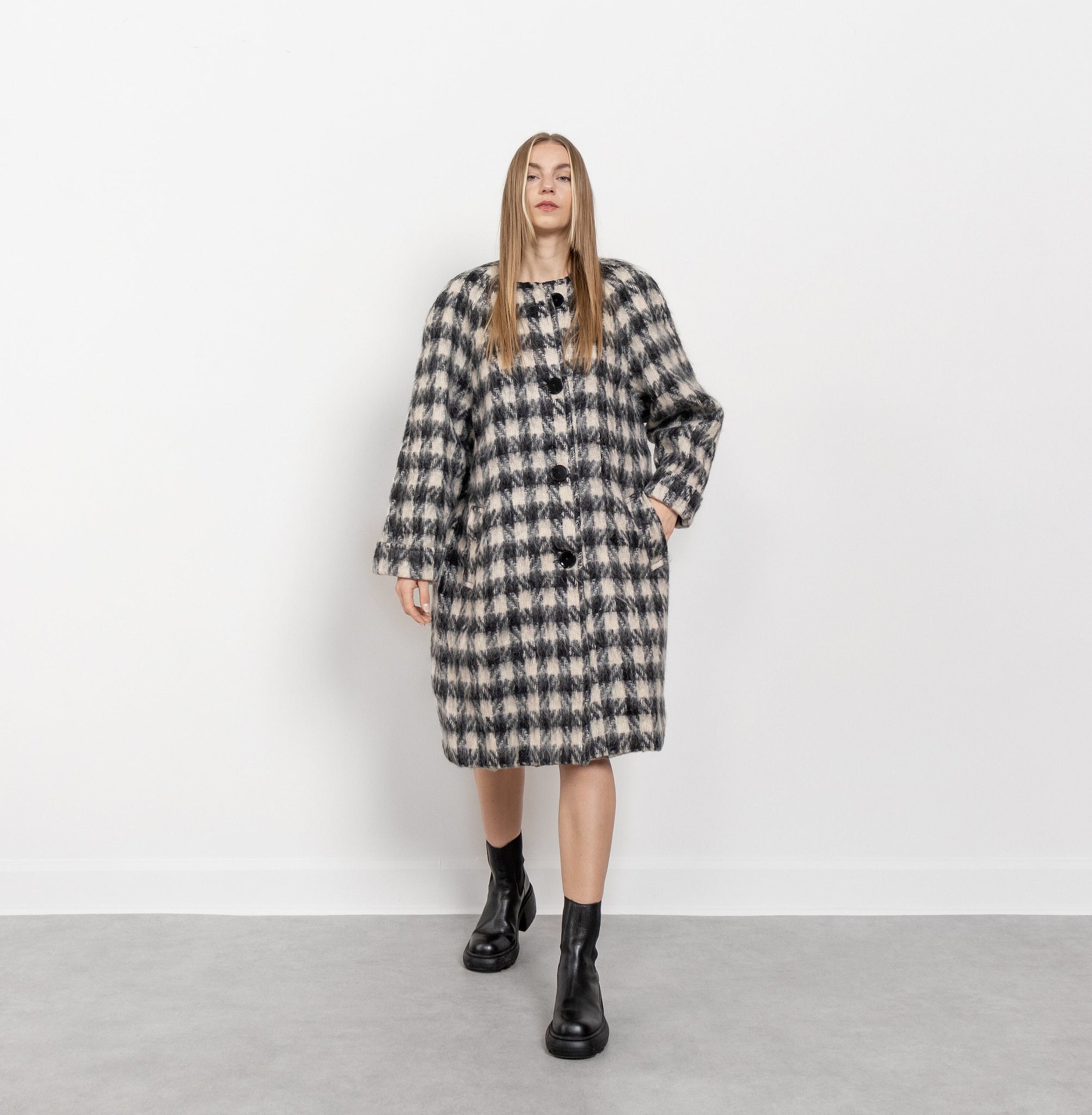 Mohair Houndstooth